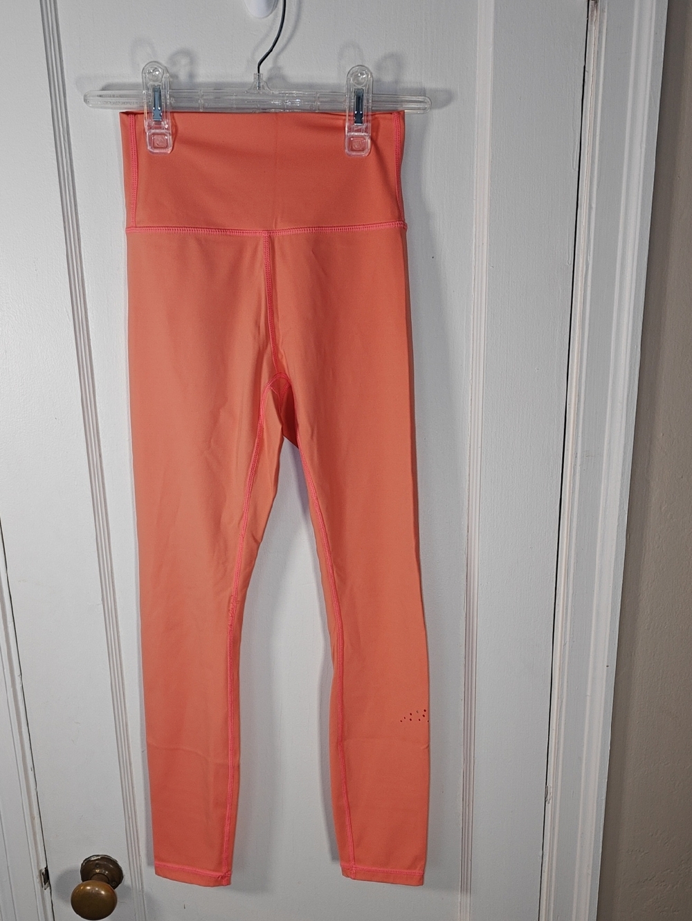 High-Rise Coral Performance Leggings for Women